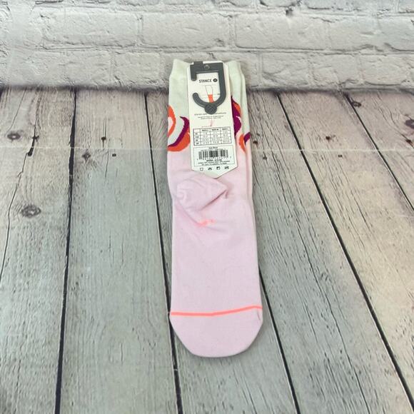 Stance Girl’s Flame Pattern Crew Socks - Picture 4 of 4